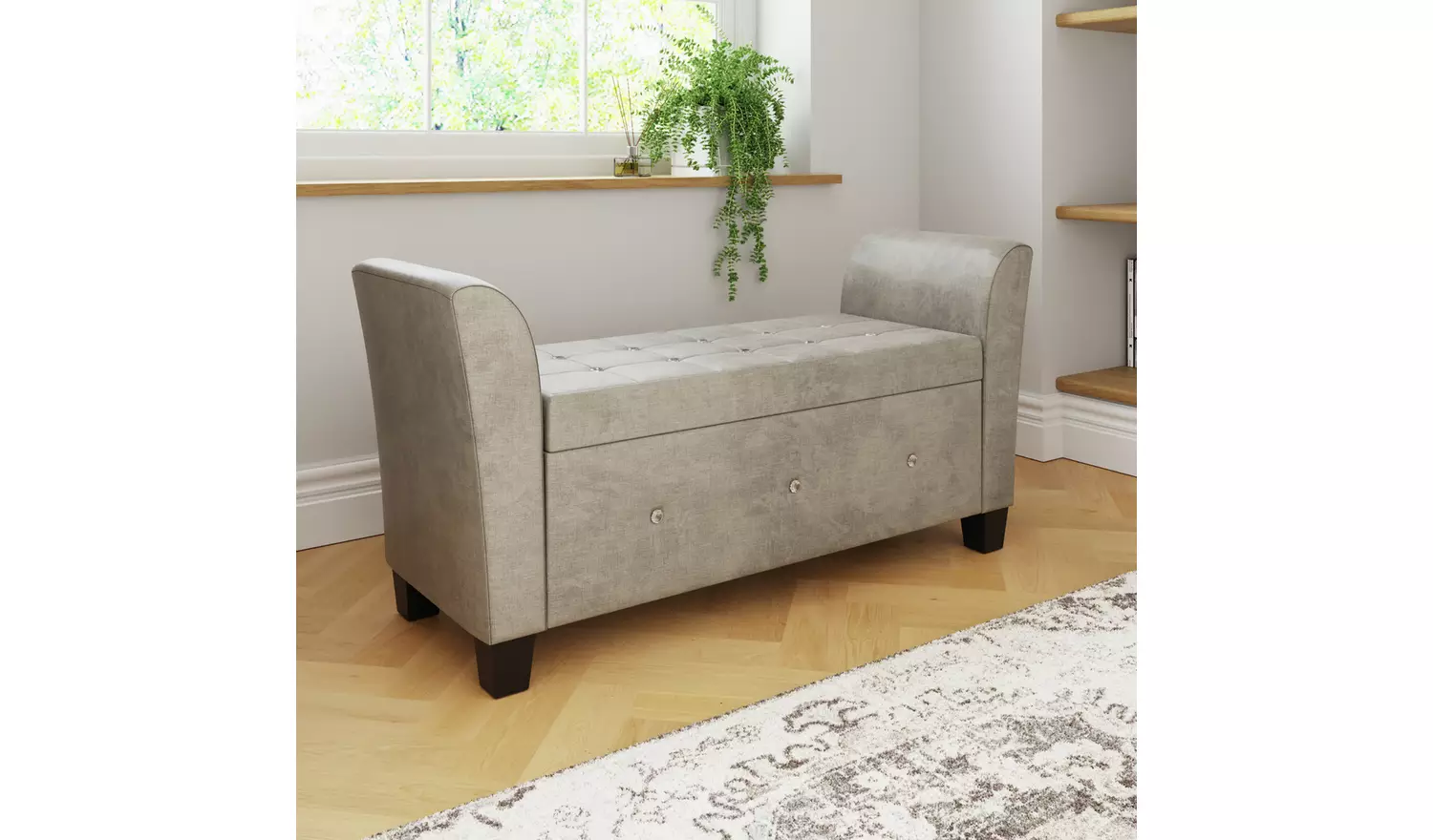 GFW Verona Window Fabric Seat - Silver
