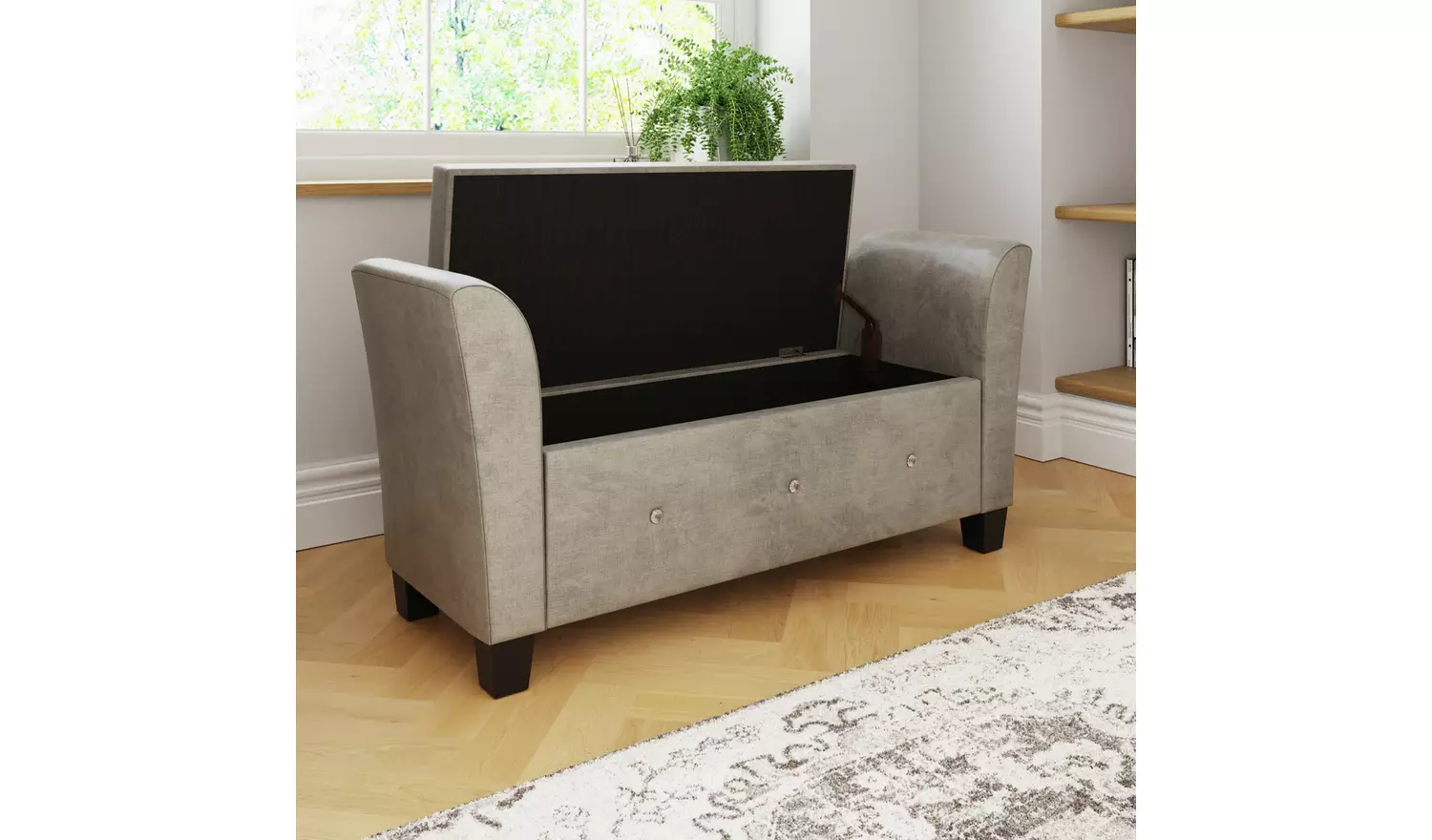 GFW Verona Window Fabric Seat - Silver