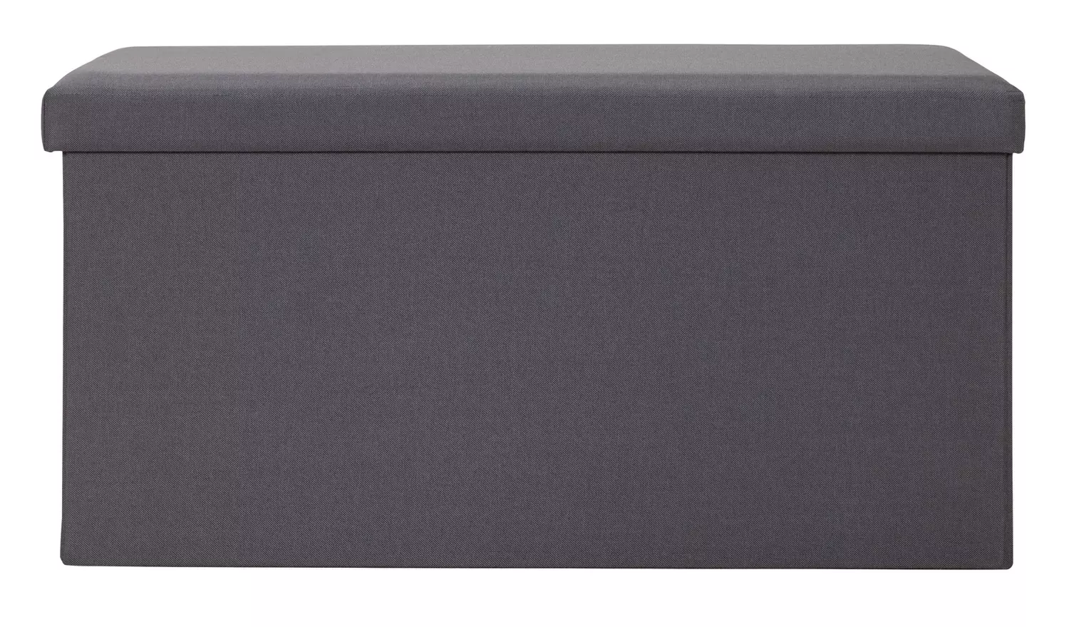 Argos Home Medium Fabric Ottoman - Grey