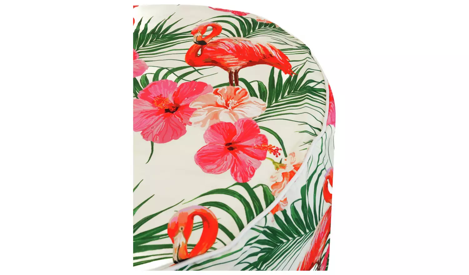 Streetwize Flamingo and Palm Tree Pattern Ottoman