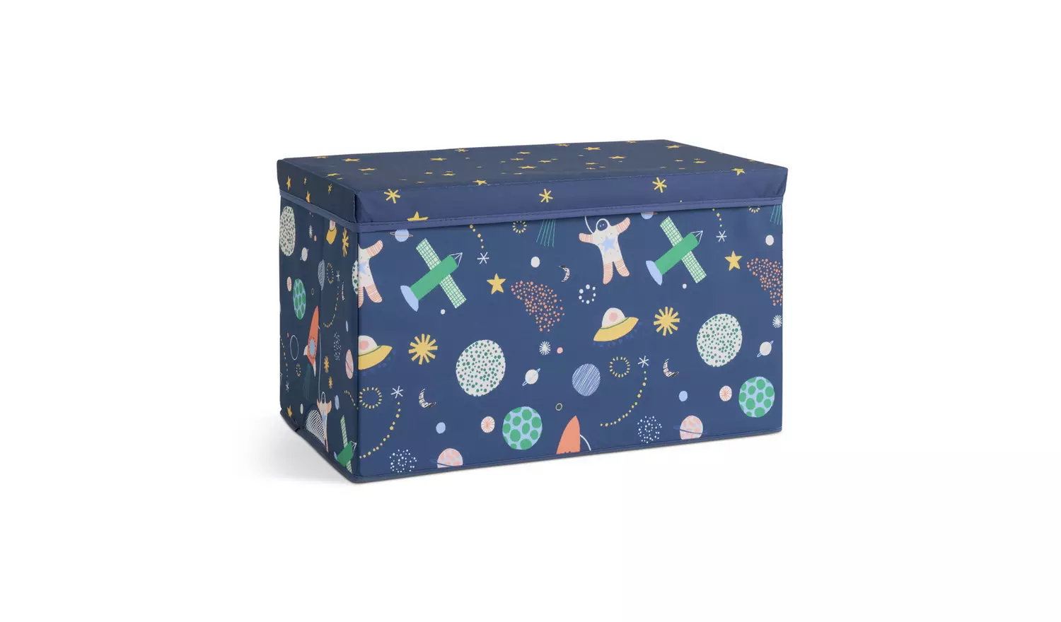 Habitat Kids Space Foldable Ottoman Box - Blue