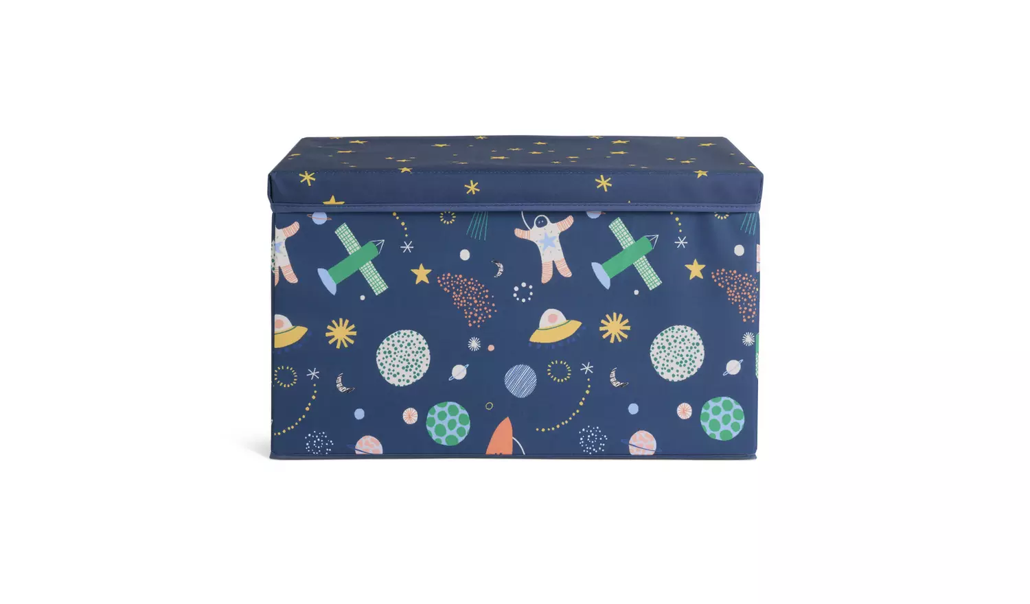 Habitat Kids Space Foldable Ottoman Box - Blue