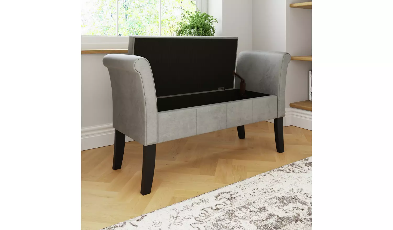 GFW Balmoral Window Fabric Seat - Grey