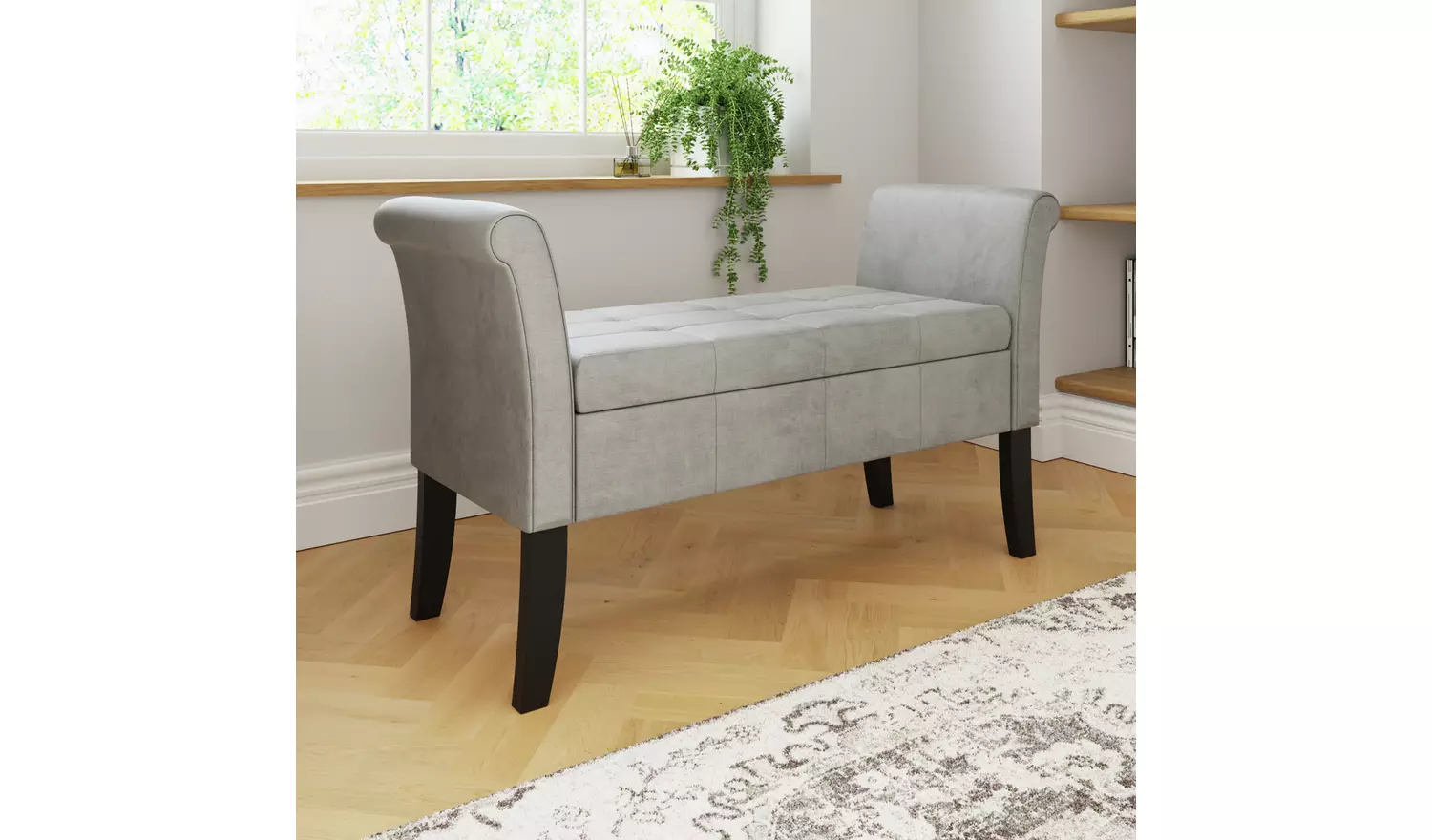 GFW Balmoral Window Fabric Seat - Grey