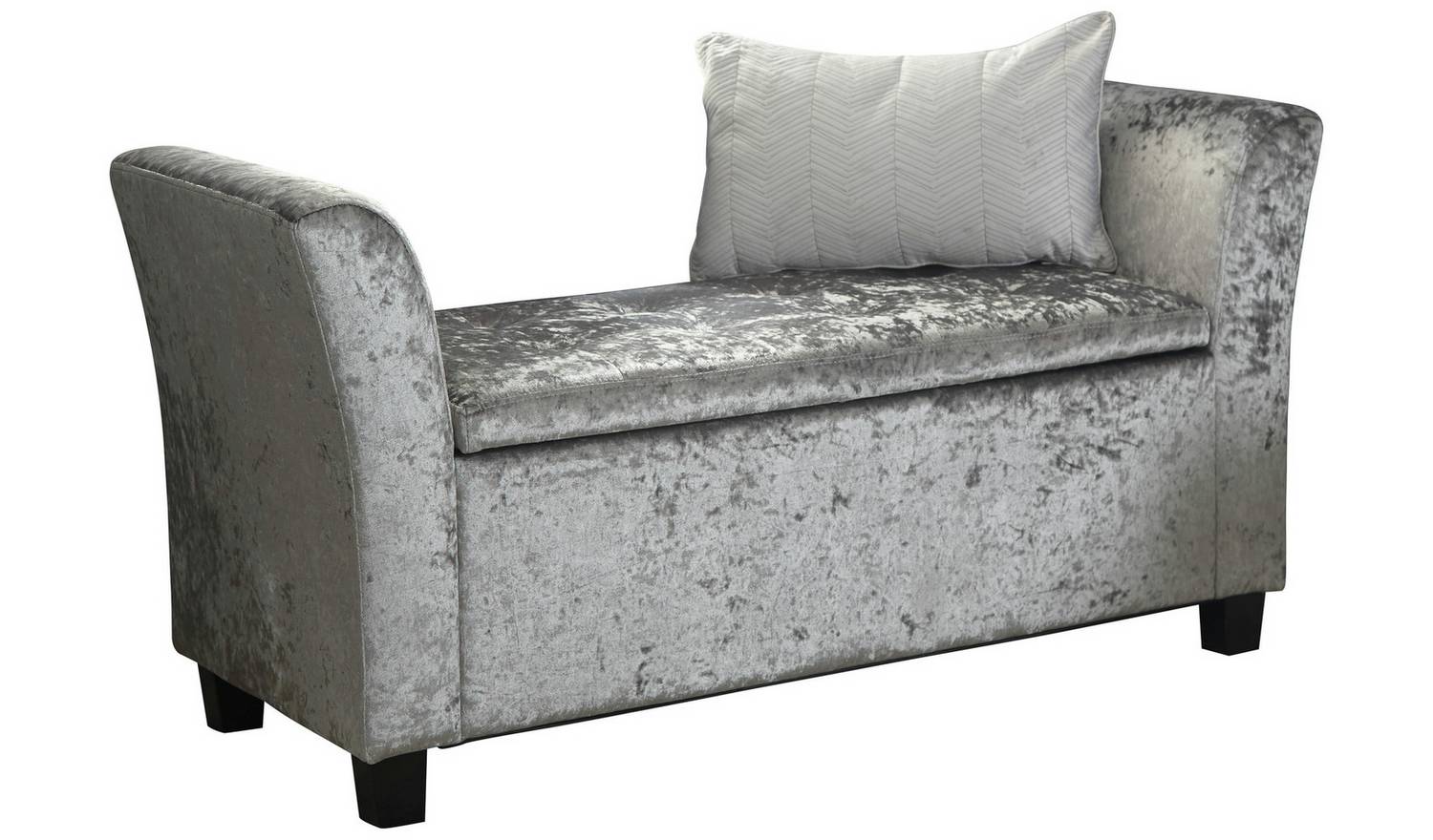 GFW Verona Window Velvet Seat - Grey