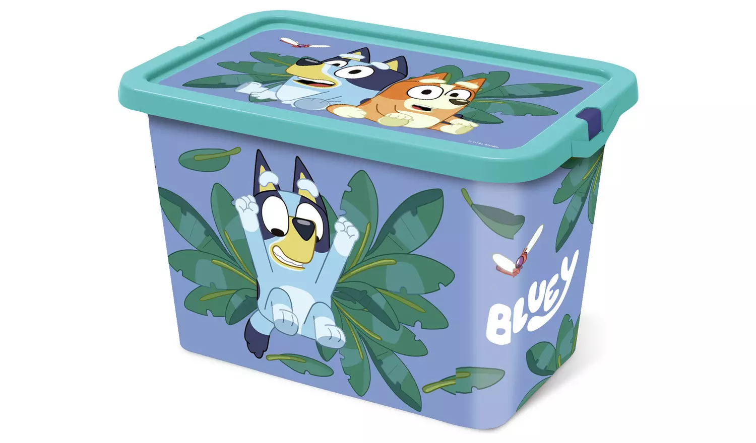 Bluey Set of 3 Mixed Storage Boxes with Lid - Blue