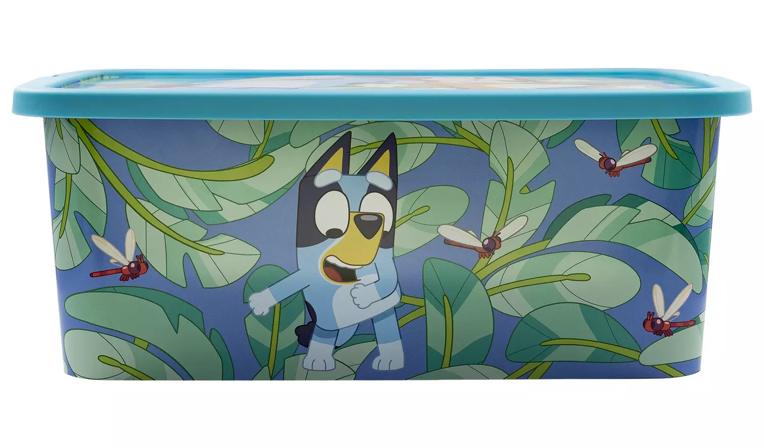 Bluey Set of 3 Mixed Storage Boxes with Lid - Blue