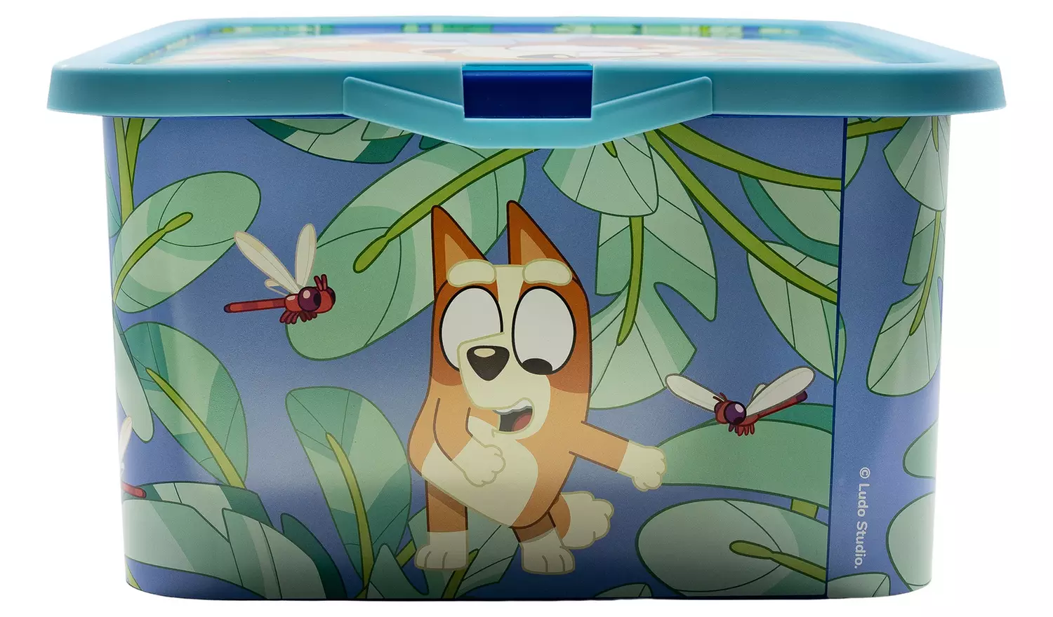 Bluey Set of 3 Mixed Storage Boxes with Lid - Blue