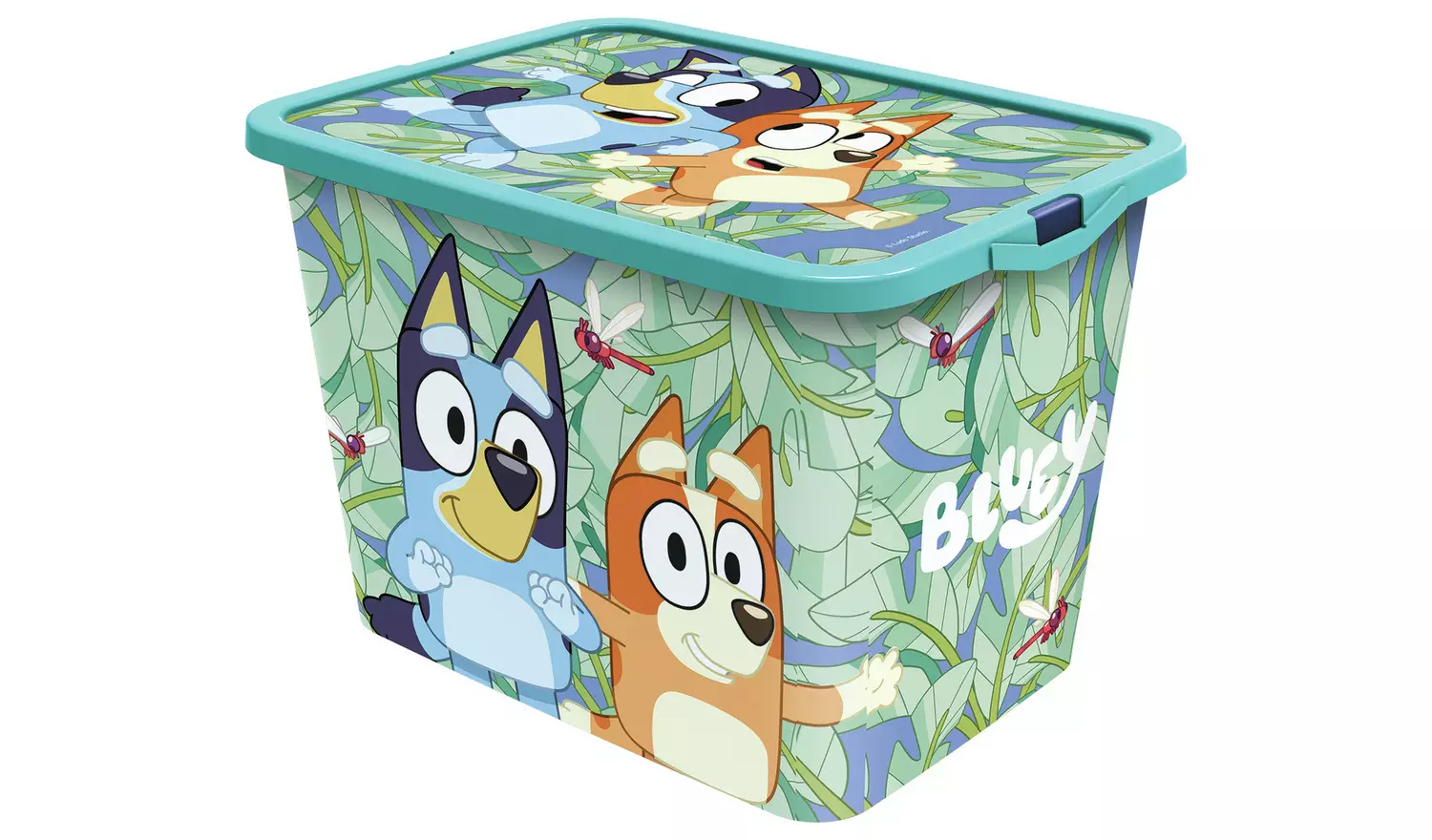 Bluey Set of 3 Mixed Storage Boxes with Lid - Blue