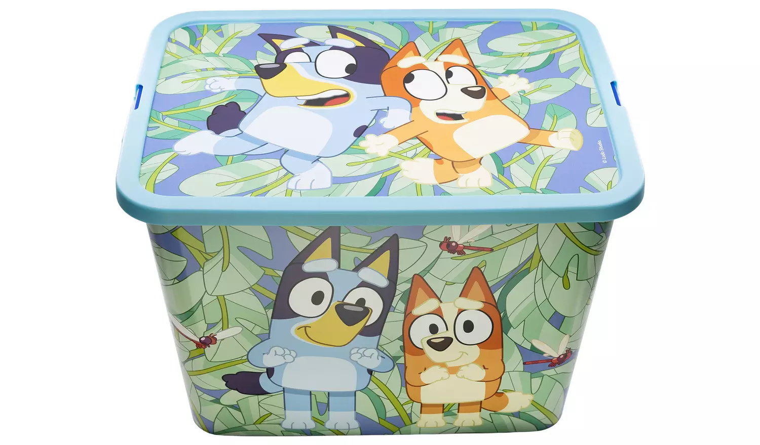 Bluey Set of 3 Mixed Storage Boxes with Lid - Blue