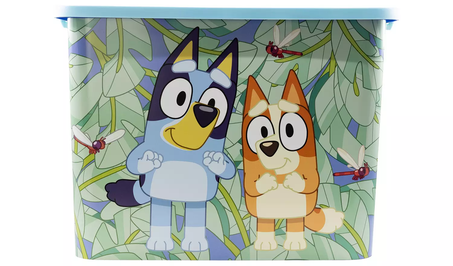 Bluey Set of 3 Mixed Storage Boxes with Lid - Blue