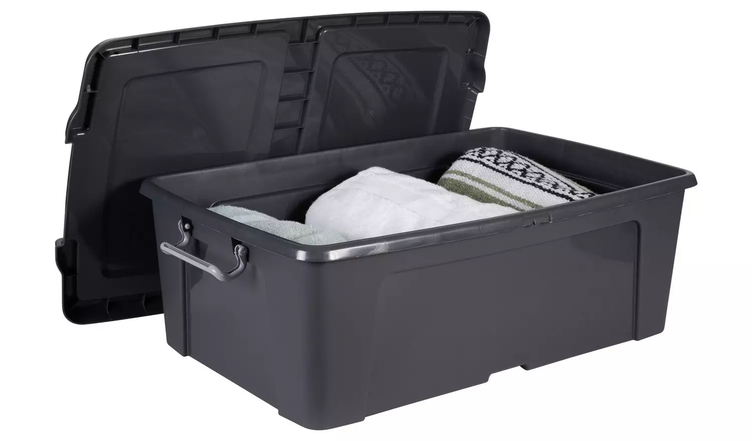 Strata Smart 2x50L Underbed Recycled Plastic Storage Boxes