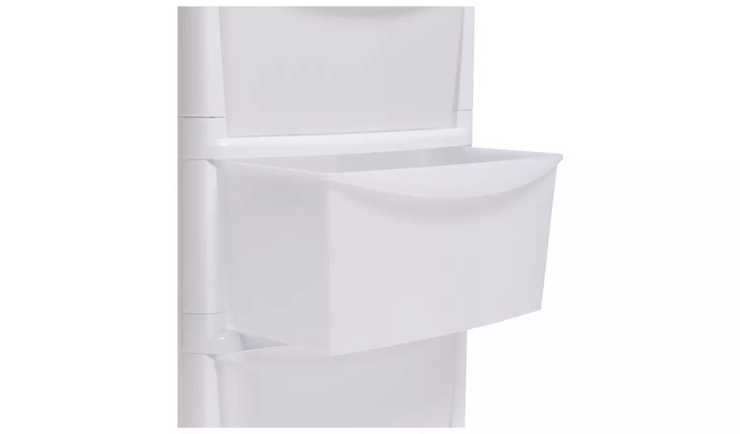 Argos Home 4 Drawer Plastic Drawers - White