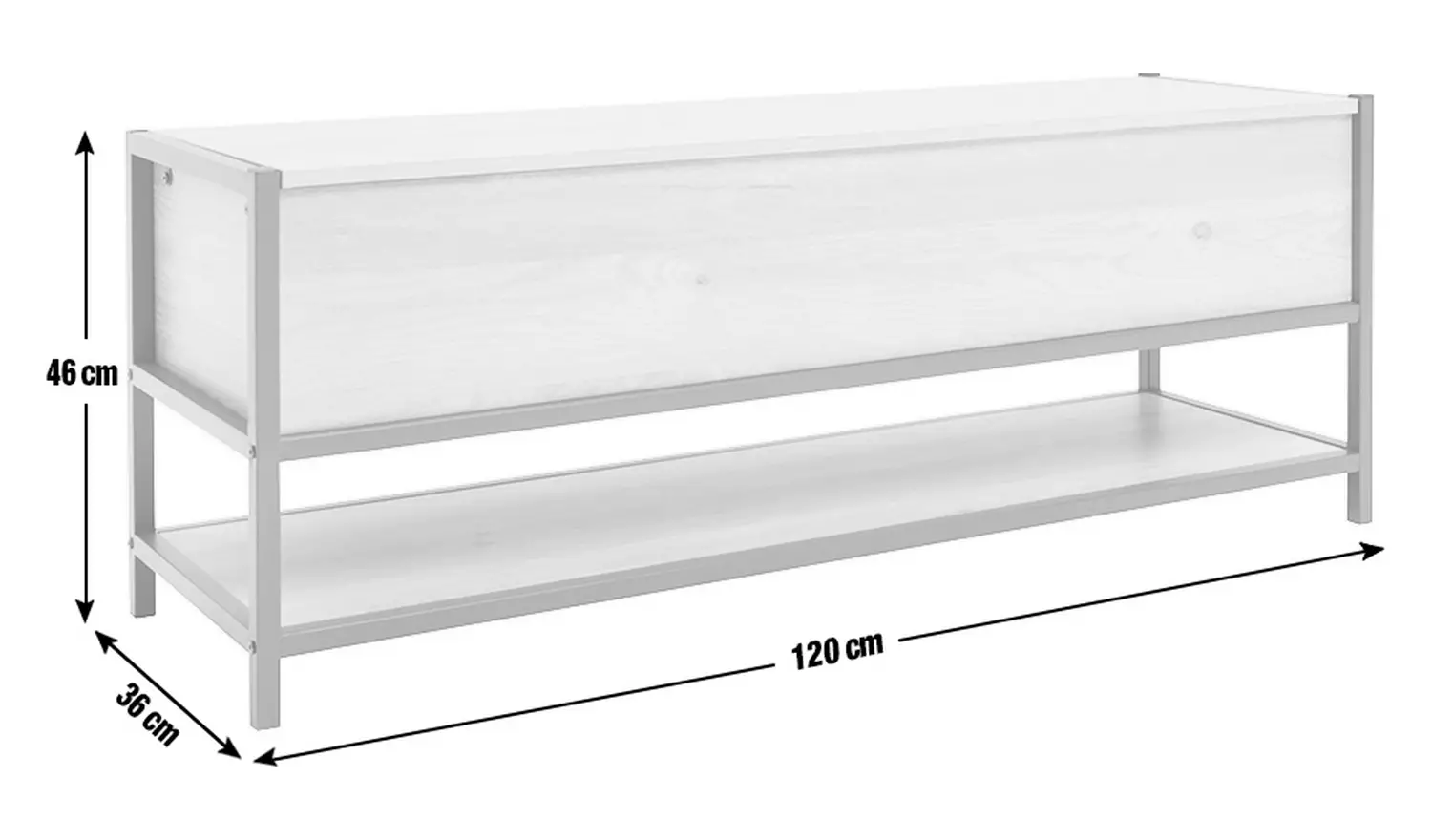 Argos Home Loft Living Shoe Storage Bench - Oak