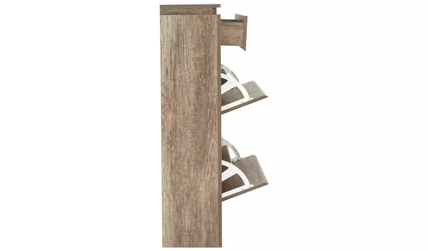 GFW Canyon Shoe Storage Cabinet - Oak