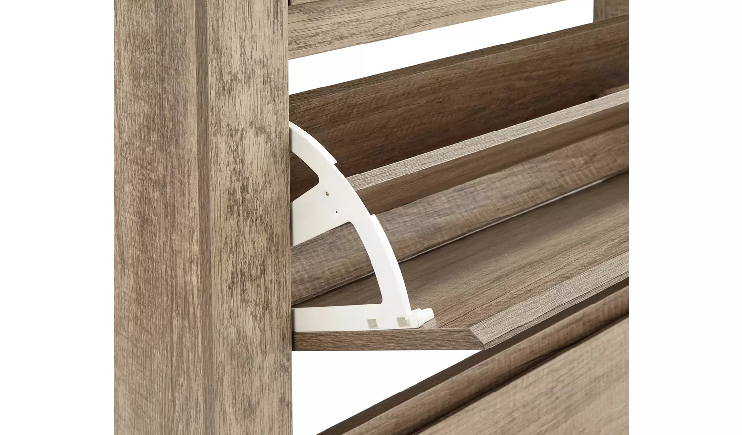 GFW Canyon Shoe Storage Cabinet - Oak