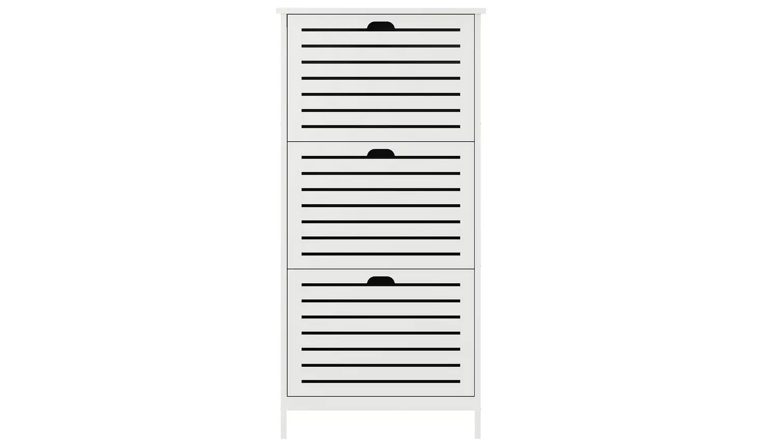 GFW Bergen Shoe Storage Cabinet - White