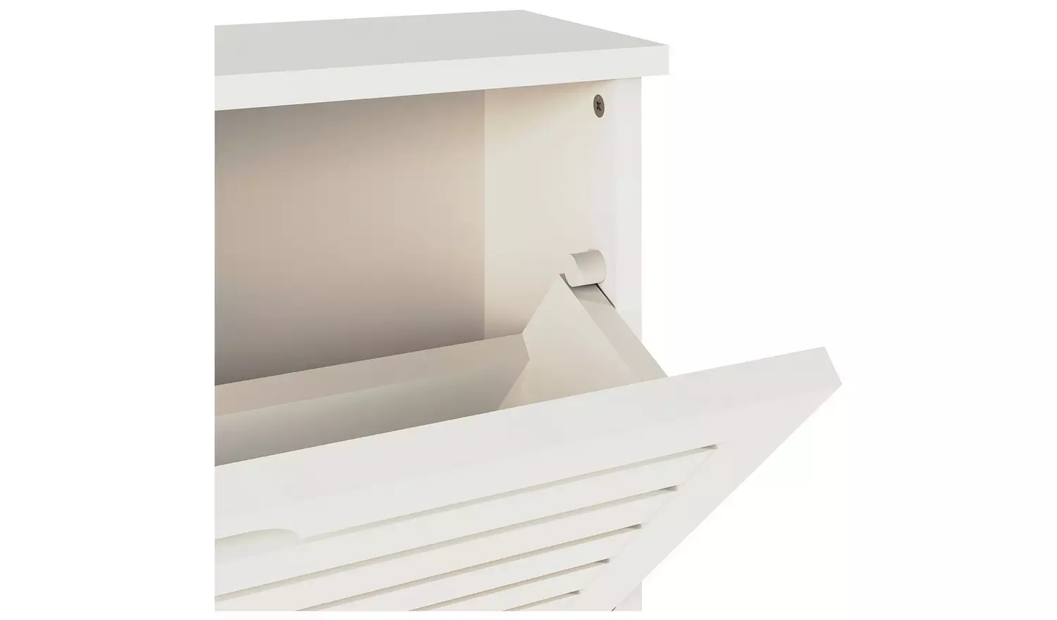 GFW Bergen Shoe Storage Cabinet - White