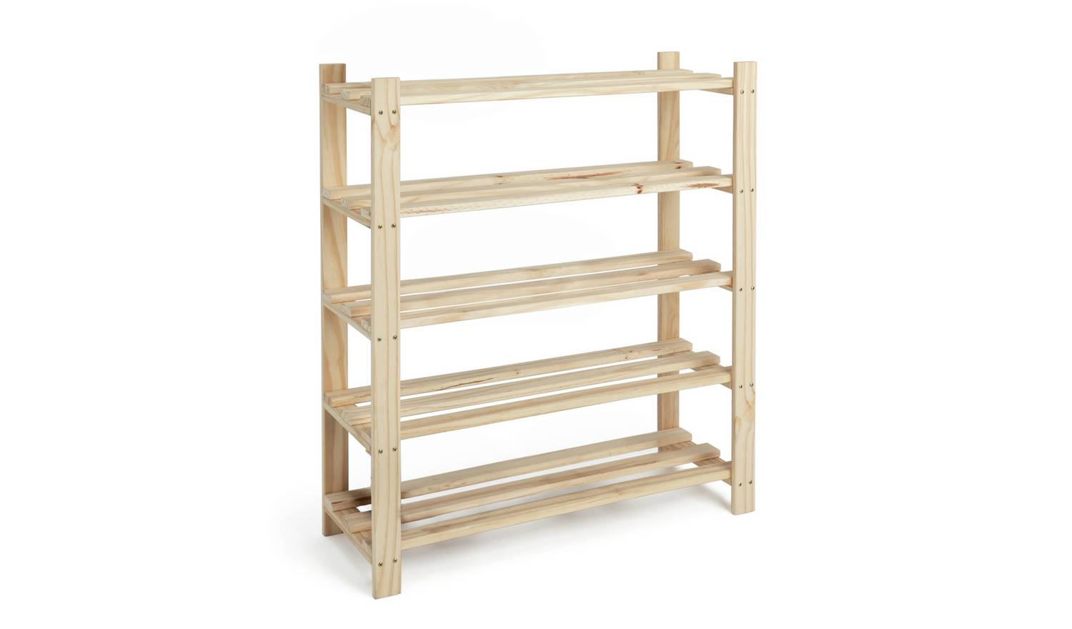 Argos Home Karee 5 Shelf Shoe Storage Rack - Pine