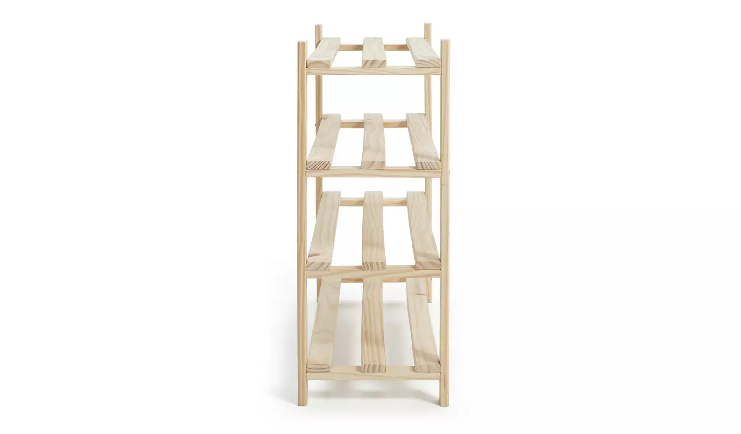 Argos Home Karee 4 Shelf Shoe Storage Rack - Pine