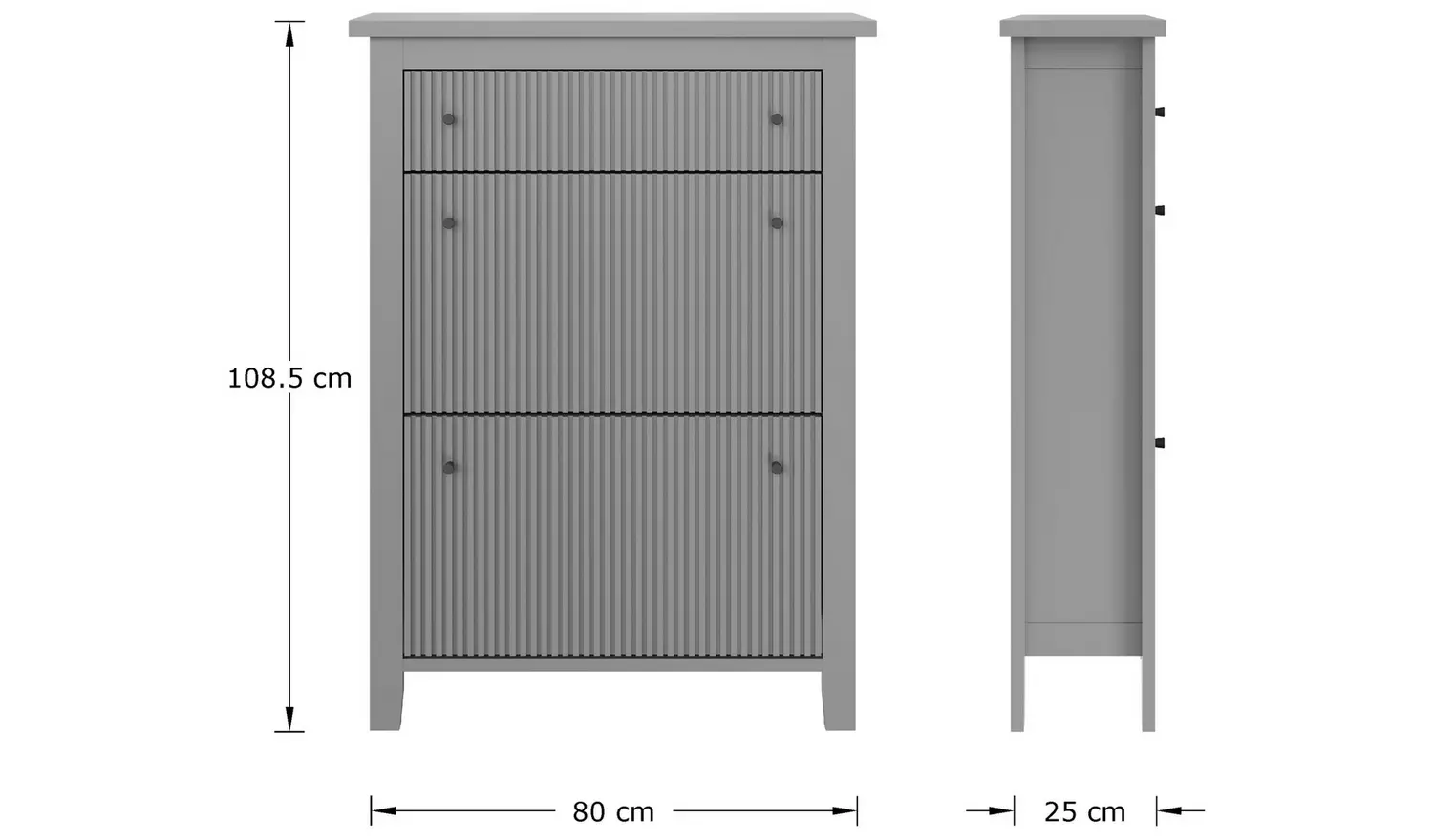 GFW Shoe Storage Cabinet - Green