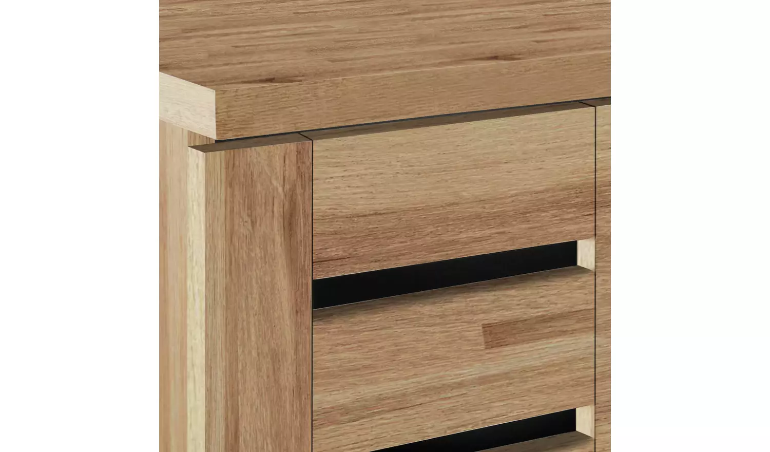 Argos Home Slatted 2 Door Shoe Storage Cabinet - Oak