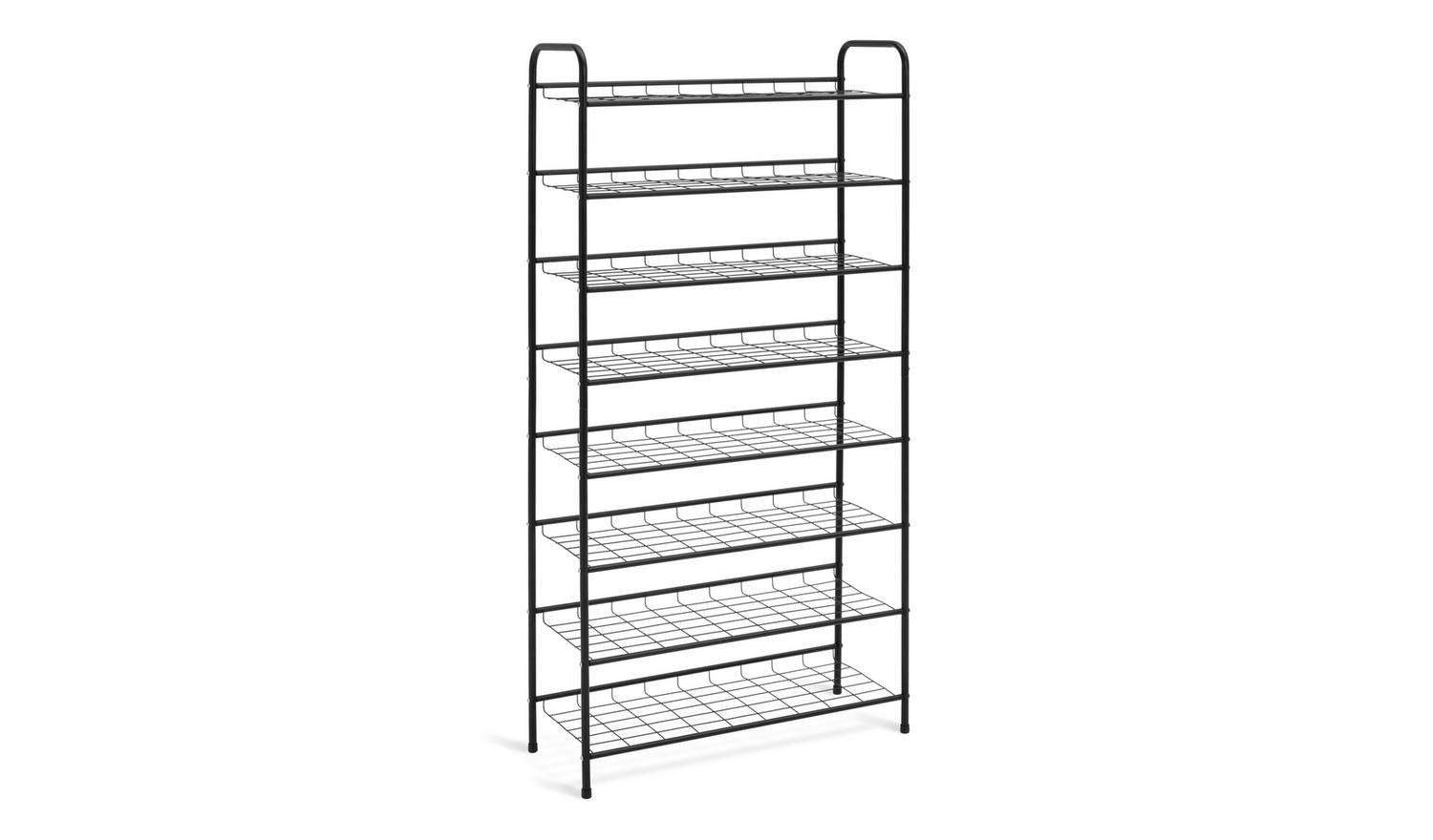 Argos Home Jorn 8 Shelf Shoe Storage Rack - Black
