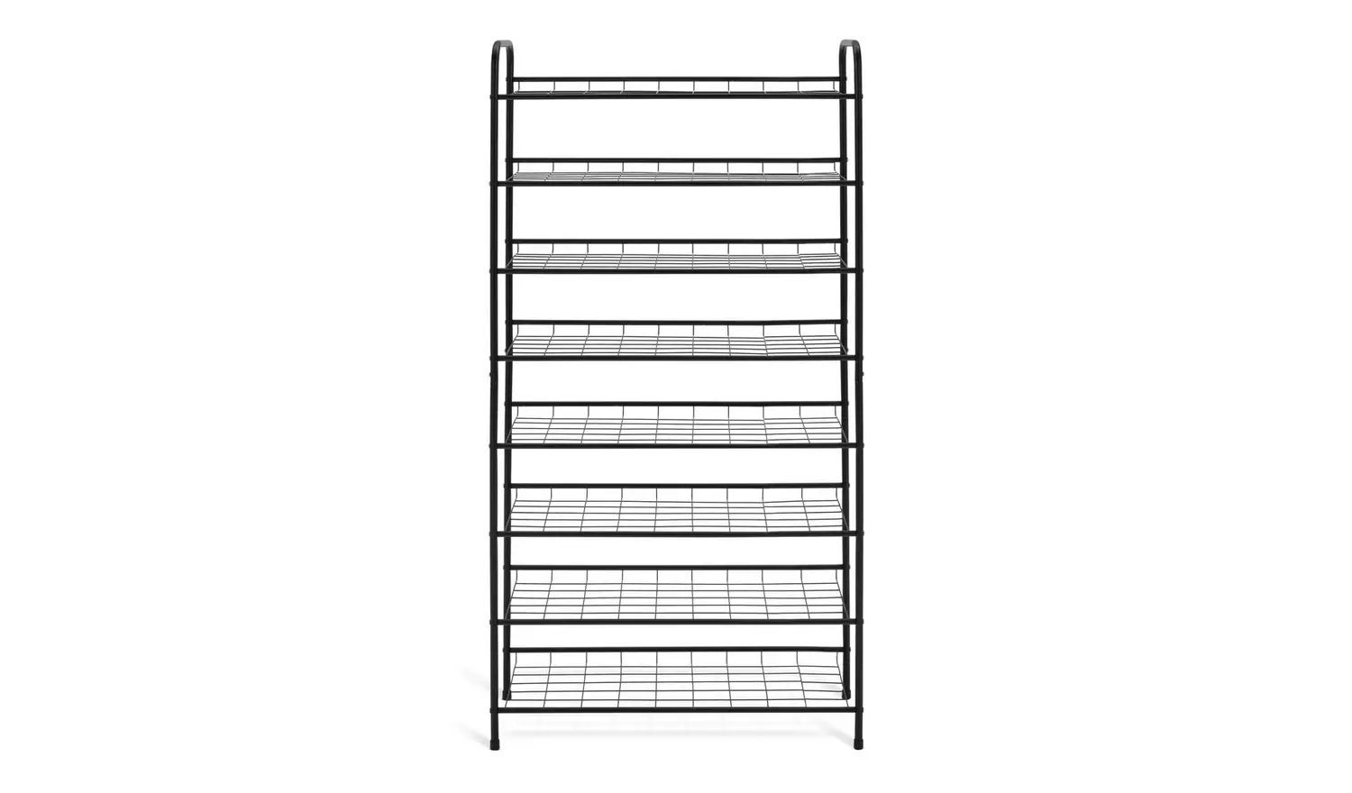 Argos Home Jorn 8 Shelf Shoe Storage Rack - Black