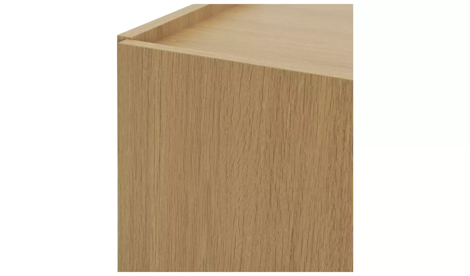 Argos Home Seville 2 Door Shoe Storage Cabinet - Oak