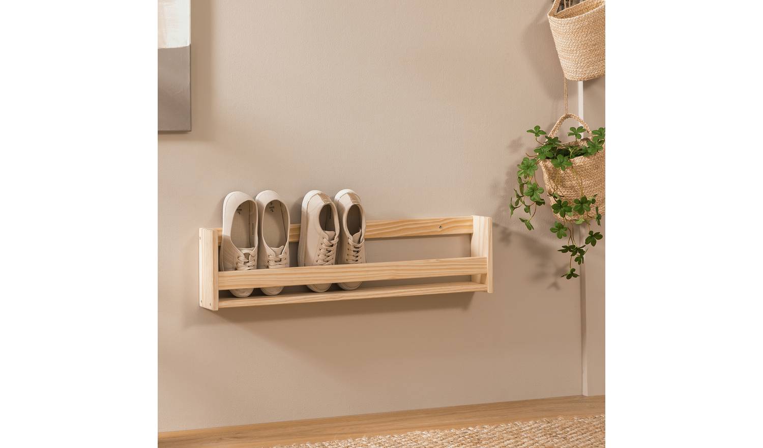 Argos Home Karee Shoe Storage Shelf - Natural