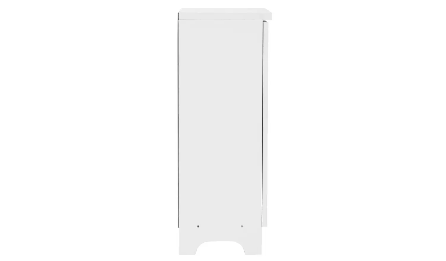 Argos Home Slatted 2 Door Shoe Storage Cabinet - White