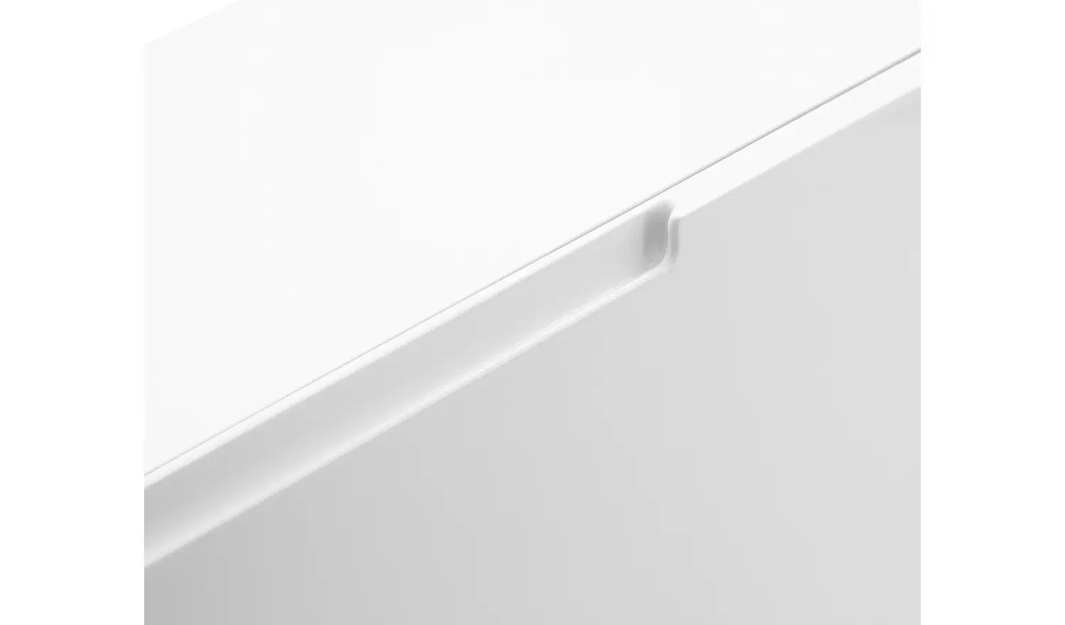 GFW 2 Tier Narrow Gloss Shoe Cabinet - White