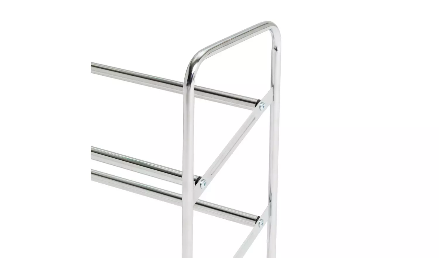 Argos Home 2 Tier Extending Shoe Rack - Chrome