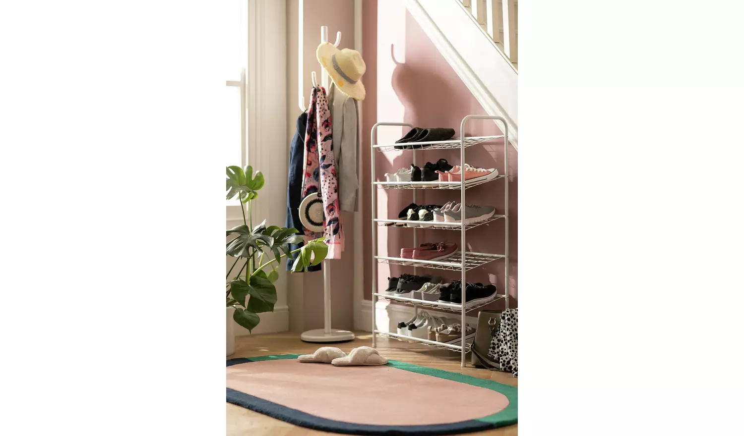 Argos Home Jorn 6 Tier Shoe Rack - White