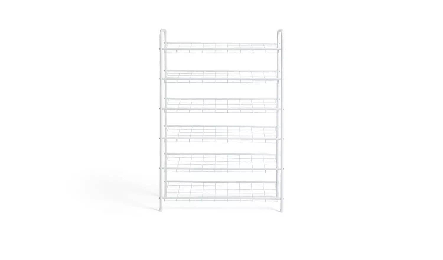 Argos Home Jorn 6 Tier Shoe Rack - White