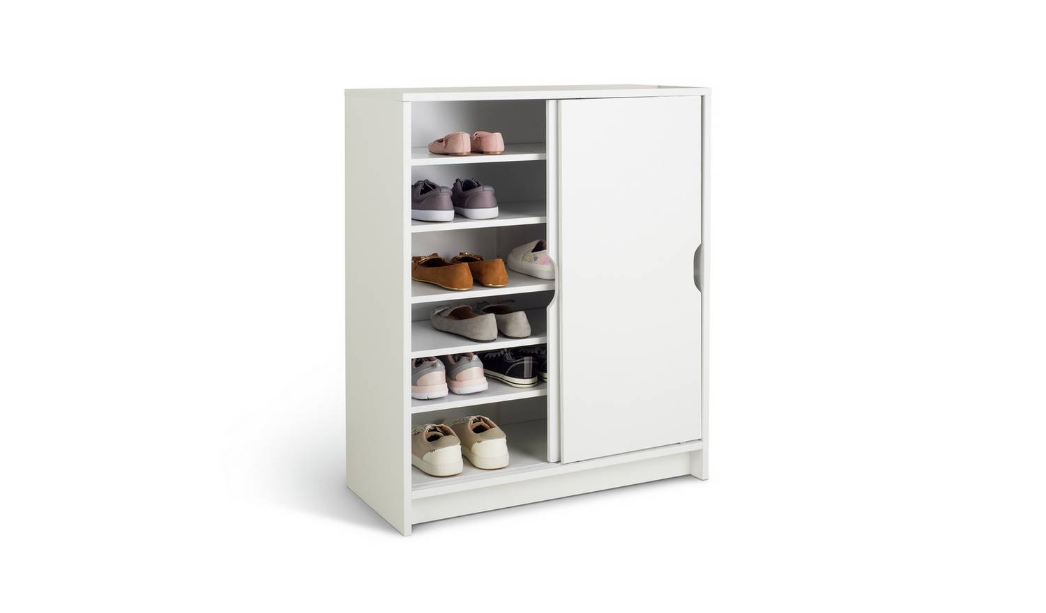 Argos Home Chloe 2 Door Shoe Storage Cabinet - White