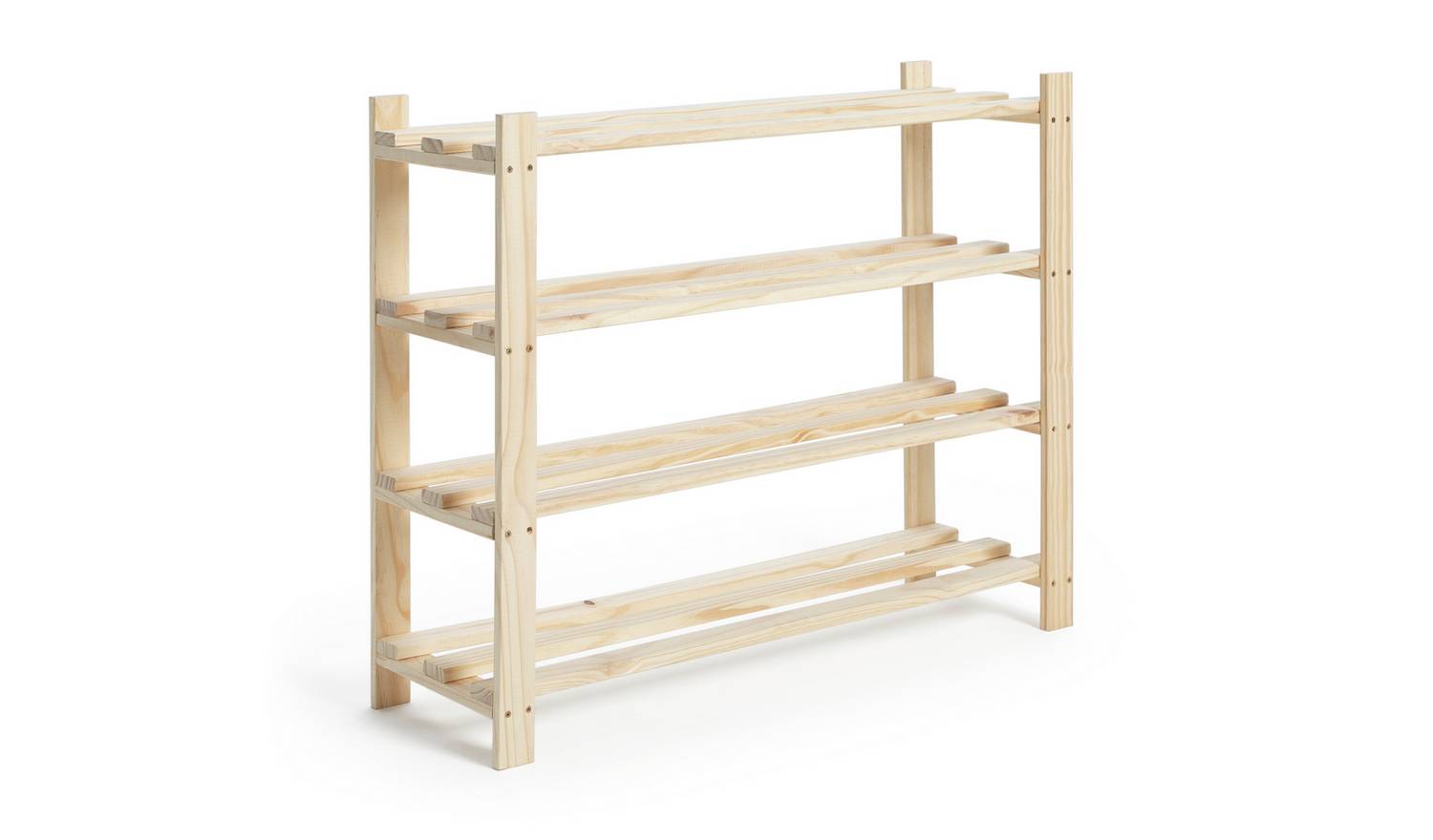 Argos Home Karee 4 Shelf Shoe Storage Rack - Pine