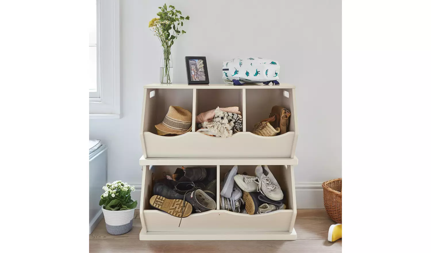 Great Little Trading Company Double Storage Trunk - Oatmeal