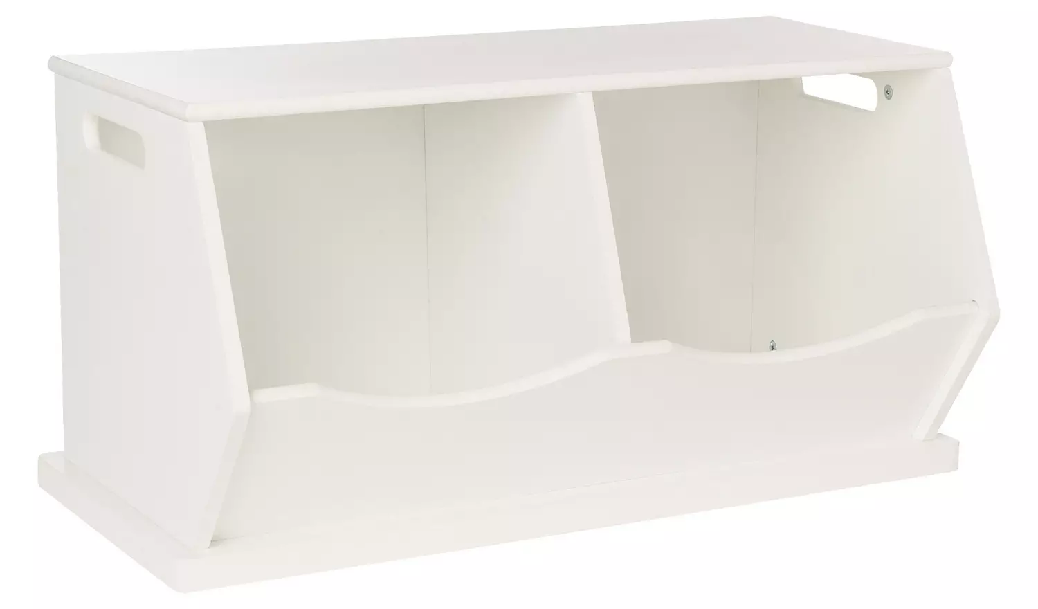 Great Little Trading Company Double Storage Trunk - White