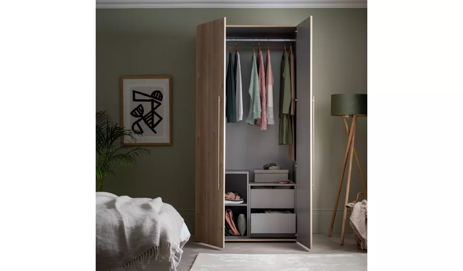 Habitat Atlas Interior 2 Drawer Unit - Grey