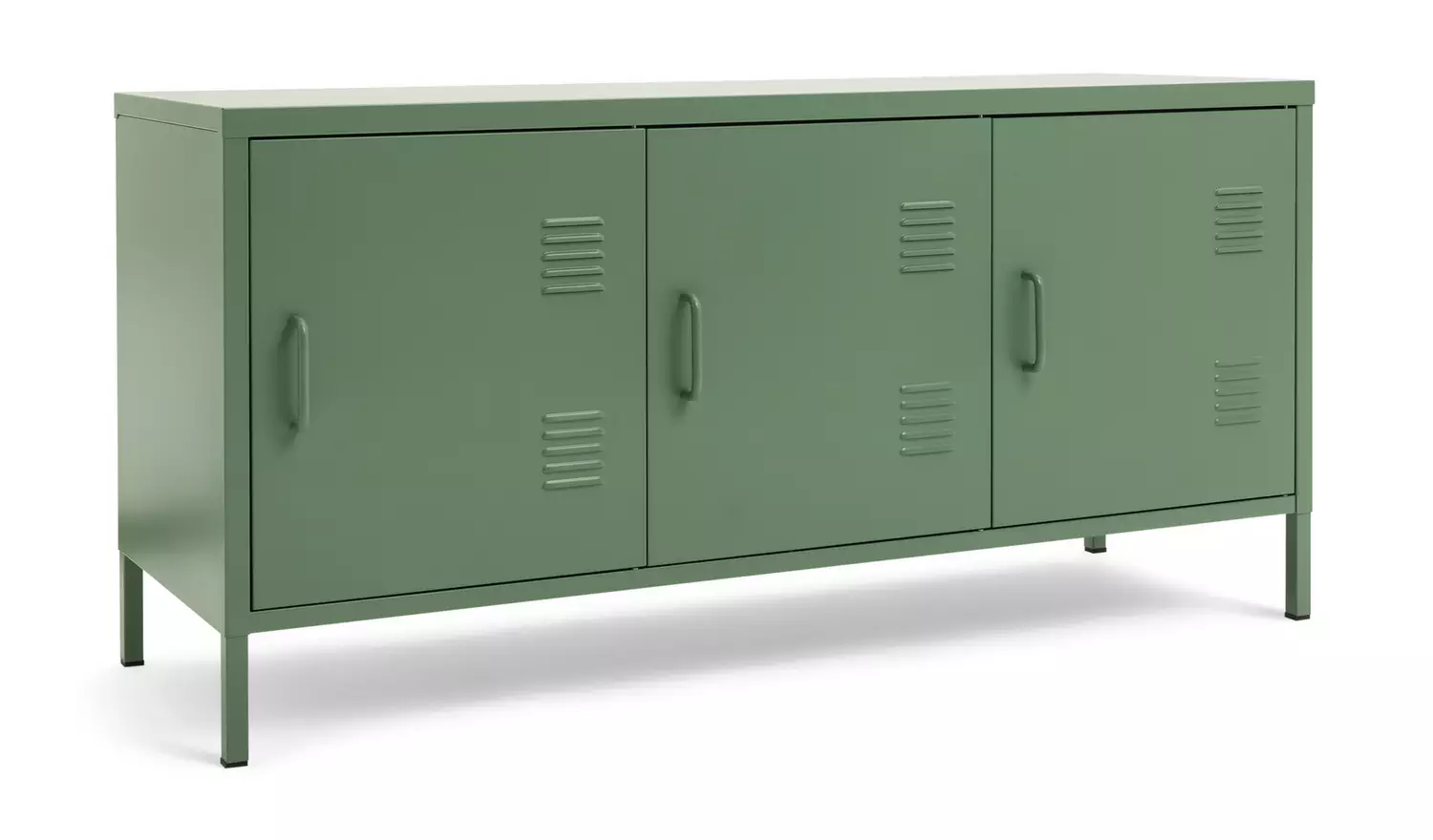Habitat Stevie 3 Door Locker - Green