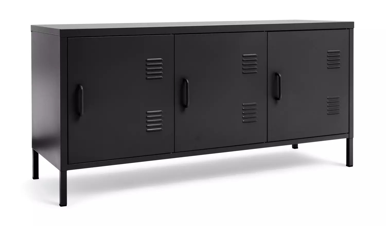 Habitat Stevie 3 Door Locker - Black