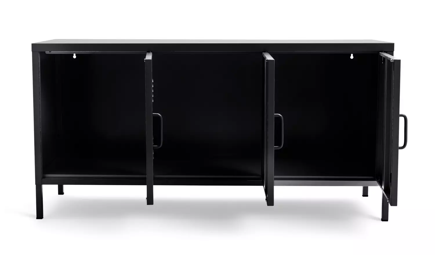 Habitat Stevie 3 Door Locker - Black