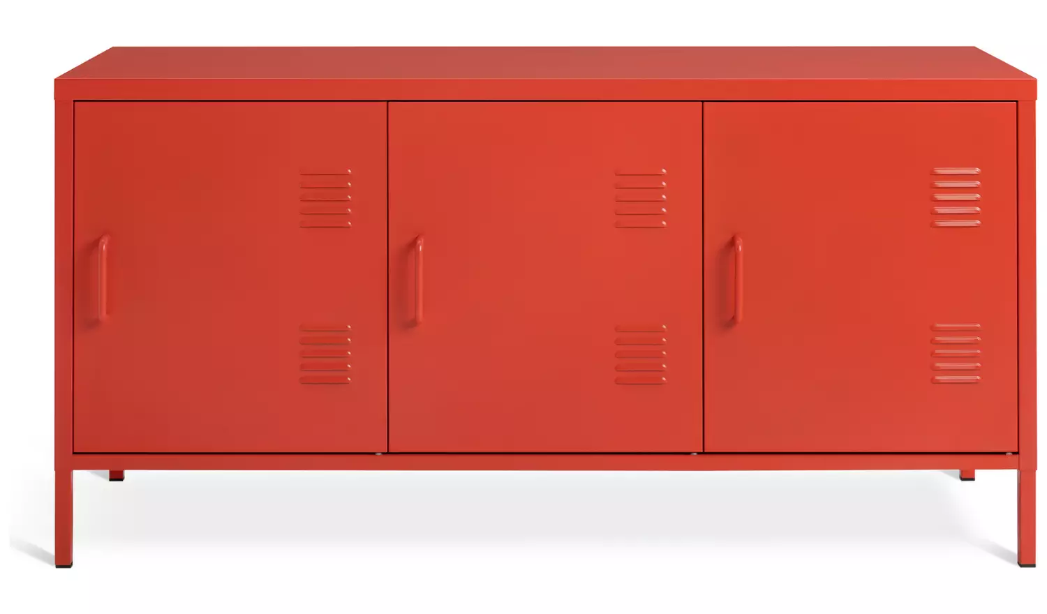 Habitat Stevie 3 Door Locker - Red