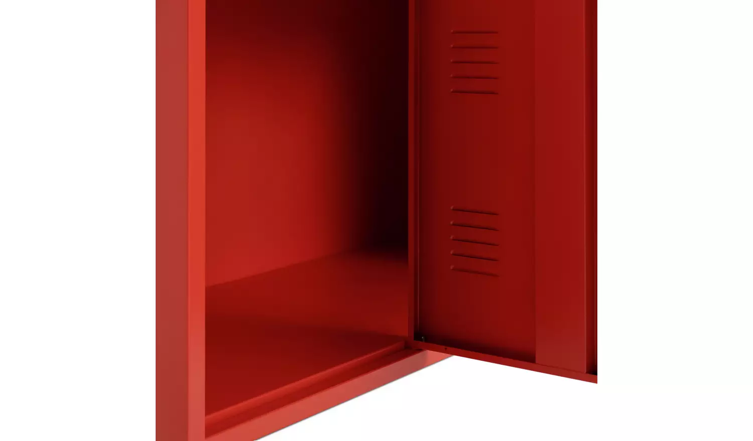 Habitat Stevie 3 Door Locker - Red