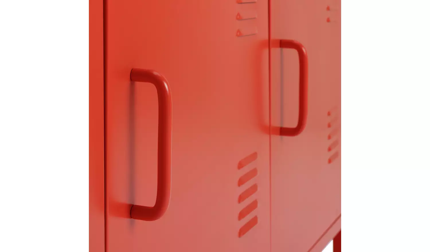 Habitat Stevie 3 Door Locker - Red