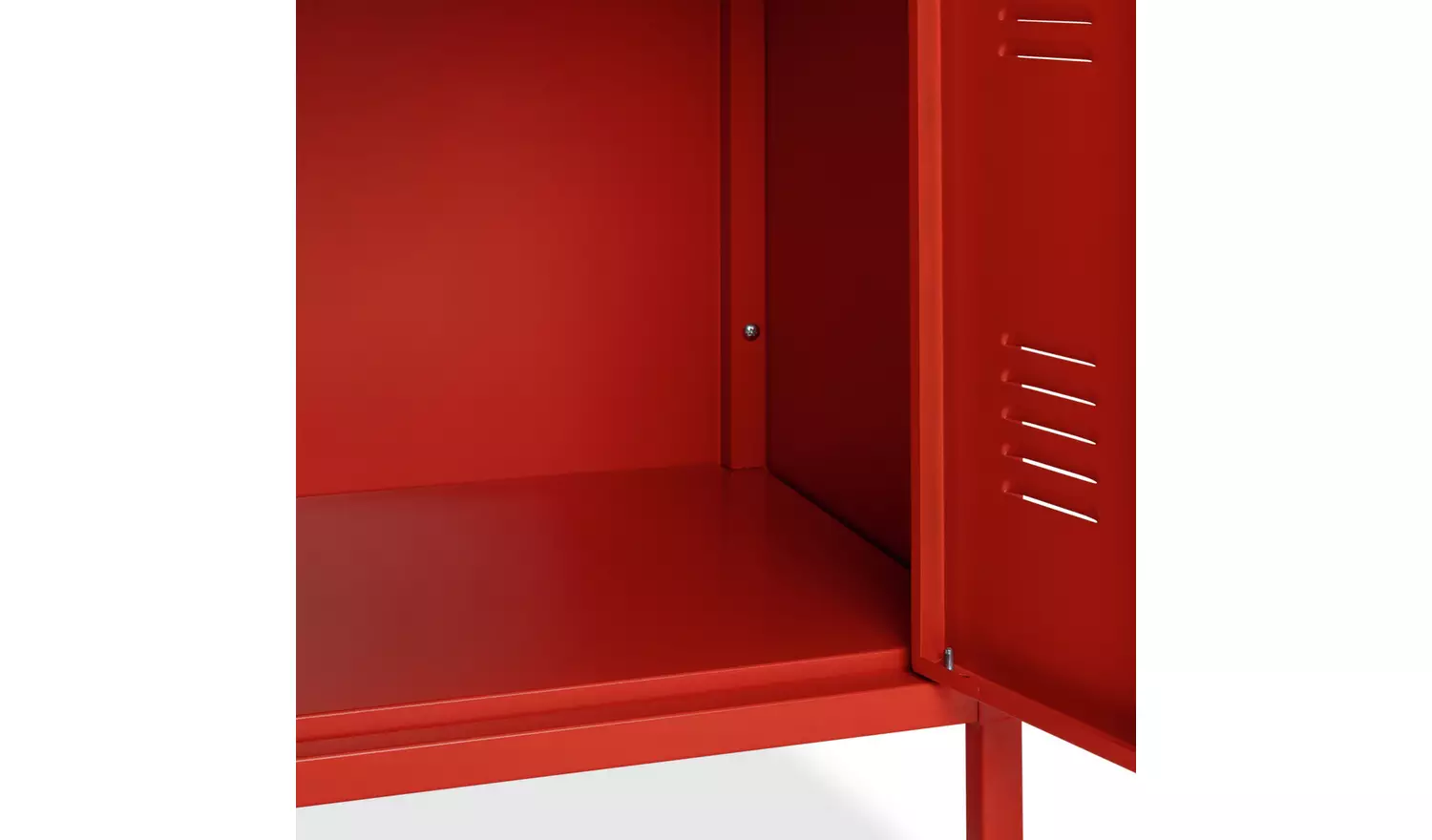 Habitat Stevie 3 Door Locker - Red
