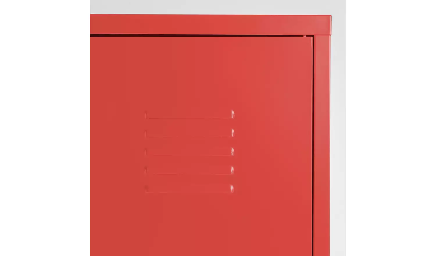 Habitat Tall 1 Door 4 Shelf Locker -Red