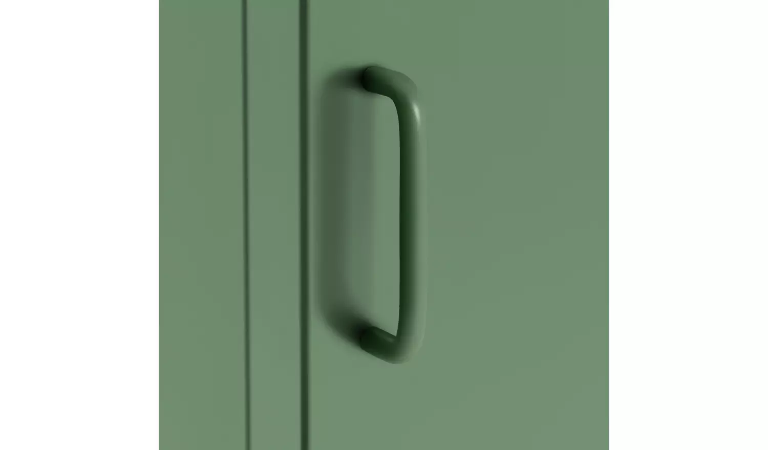 Habitat Stevie Tall 1 Door 4 Shelf Locker - Green