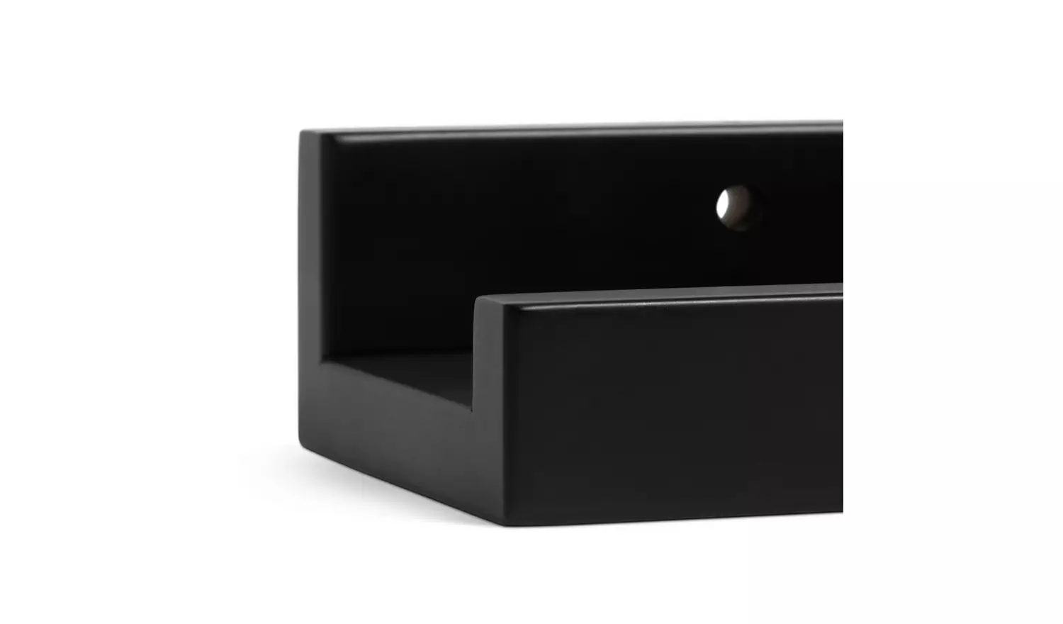 Argos Home Jak 40cm Picture Rail - Black Gloss